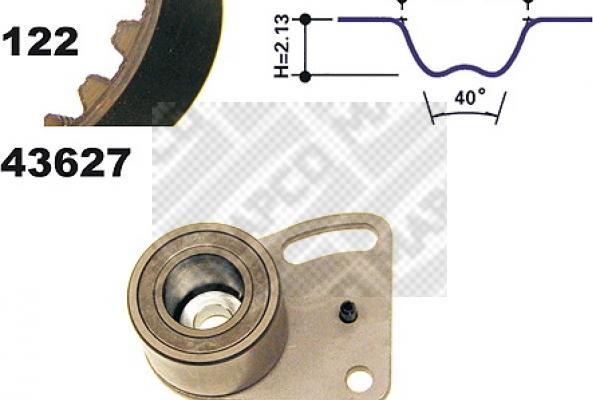 Mapco 23627 - Kit cinghie dentate www.autoricambit.com