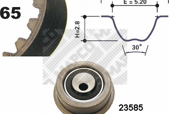 Mapco 73501 - Kit cinghie dentate www.autoricambit.com