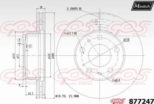 Mintex MDC2755 - Discofreno www.autoricambit.com