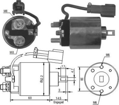 Meat & Doria 46150 - Elettromagnete, Motore d'avviamento www.autoricambit.com