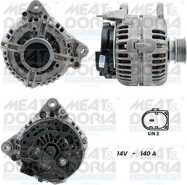 Meat & Doria 5510665G - Alternatore www.autoricambit.com