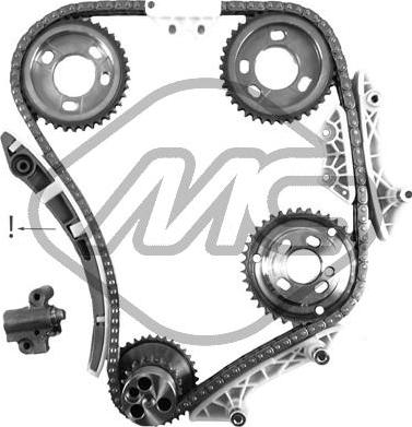 Metalcaucho 58383 - Kit catena distribuzione www.autoricambit.com