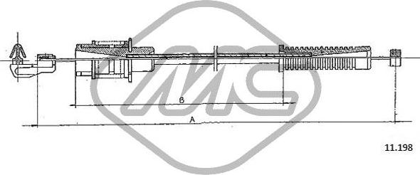 Metalcaucho 80879 - Cavo acceleratore www.autoricambit.com