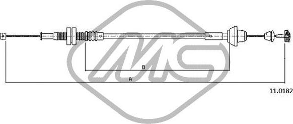 Metalcaucho 81915 - Cavo acceleratore www.autoricambit.com