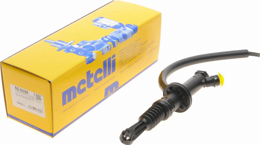 Metelli 55-0098 - Cilindro trasmettitore, Frizione www.autoricambit.com