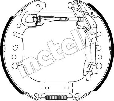 Metelli 51-0490 - Kit freno, freni a tamburo www.autoricambit.com