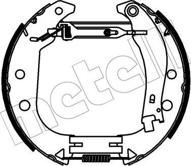 Metelli 51-0456 - Kit freno, freni a tamburo www.autoricambit.com