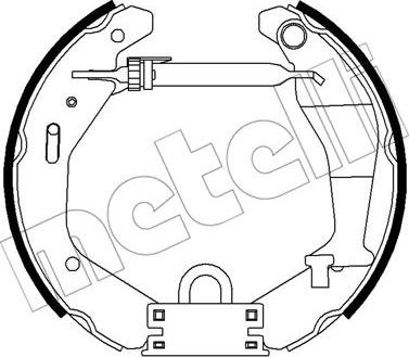 Metelli 51-0450 - Kit freno, freni a tamburo www.autoricambit.com