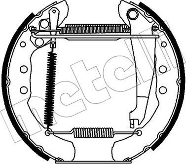 Metelli 51-0419 - Kit freno, freni a tamburo www.autoricambit.com