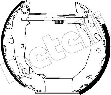 Metelli 51-0424 - Kit freno, freni a tamburo www.autoricambit.com