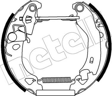 Metelli 51-0421 - Kit freno, freni a tamburo www.autoricambit.com