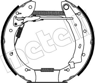 Metelli 51-0428 - Kit freno, freni a tamburo www.autoricambit.com