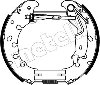 Metelli 51-0557 - Kit freno, freni a tamburo www.autoricambit.com