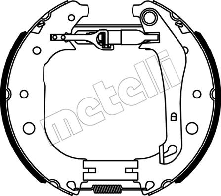 Metelli 51-0534 - Kit freno, freni a tamburo www.autoricambit.com