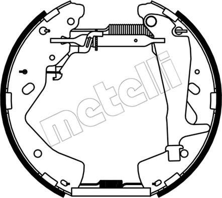 Metelli 51-0537 - Kit freno, freni a tamburo www.autoricambit.com