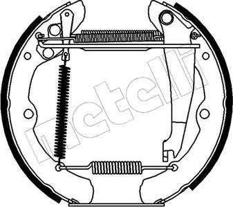 Metelli 51-0099 - Kit freno, freni a tamburo www.autoricambit.com