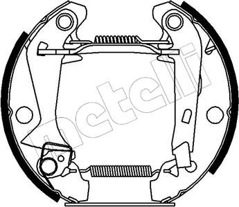 Metelli 51-0044 - Kit freno, freni a tamburo www.autoricambit.com