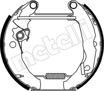 Metelli 51-0053 - Kit freno, freni a tamburo www.autoricambit.com