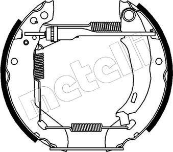 Metelli 51-0040 - Kit freno, freni a tamburo www.autoricambit.com