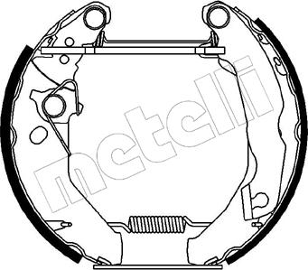 Metelli 51-0047 - Kit freno, freni a tamburo www.autoricambit.com