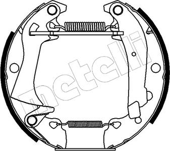 Metelli 51-0056 - Kit freno, freni a tamburo www.autoricambit.com