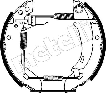 Metelli 51-0051 - Kit freno, freni a tamburo www.autoricambit.com