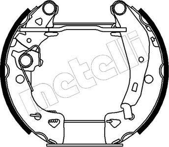 Metelli 51-0002 - Kit freno, freni a tamburo www.autoricambit.com