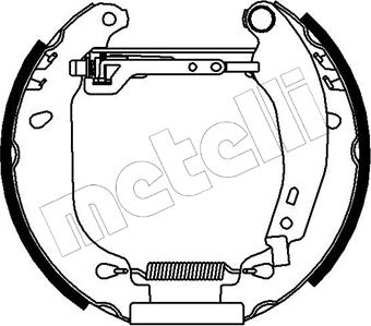 Metelli 51-0156 - Kit freno, freni a tamburo www.autoricambit.com