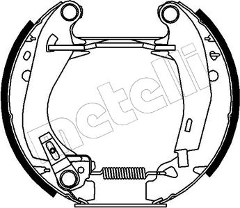 Metelli 51-0010 - Kit freno, freni a tamburo www.autoricambit.com