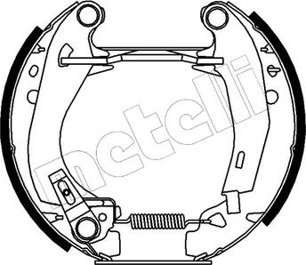 Metelli 51-0022 - Kit freno, freni a tamburo www.autoricambit.com