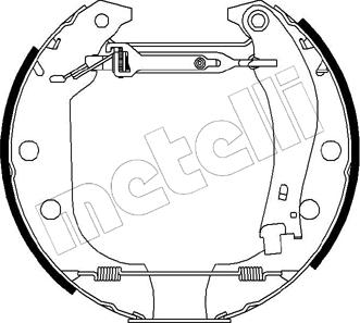 Metelli 51-0012 - Kit freno, freni a tamburo www.autoricambit.com