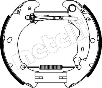 Metelli 51-0089 - Kit freno, freni a tamburo www.autoricambit.com