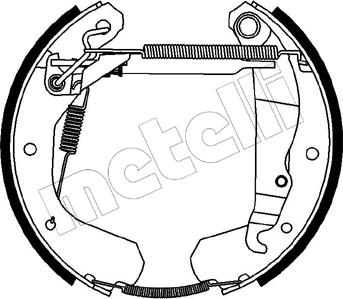 Metelli 51-0082 - Kit freno, freni a tamburo www.autoricambit.com