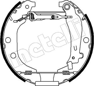 Metelli 51-0078 - Kit freno, freni a tamburo www.autoricambit.com