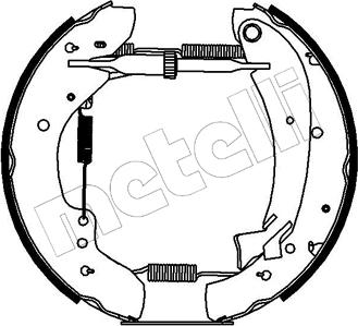 Metelli 51-0075 - Kit freno, freni a tamburo www.autoricambit.com