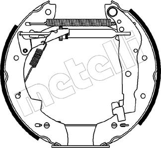 Metelli 51-0072 - Kit freno, freni a tamburo www.autoricambit.com