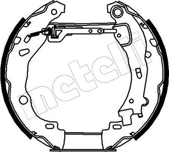 Metelli 51-0190 - Kit freno, freni a tamburo www.autoricambit.com