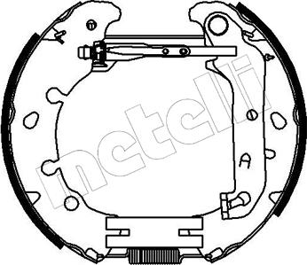 Metelli 51-0153 - Kit freno, freni a tamburo www.autoricambit.com