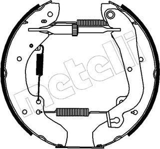 Metelli 51-0102 - Kit freno, freni a tamburo www.autoricambit.com