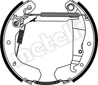 Metelli 51-0119 - Kit freno, freni a tamburo www.autoricambit.com