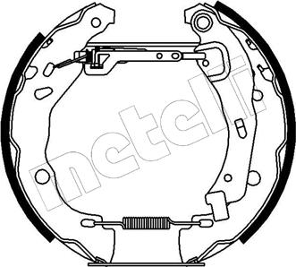 Metelli 51-0180 - Kit freno, freni a tamburo www.autoricambit.com