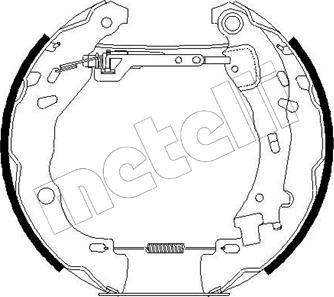 Metelli 51-0188 - Kit freno, freni a tamburo www.autoricambit.com