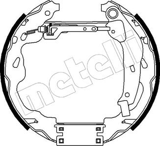 Metelli 51-0183 - Kit freno, freni a tamburo www.autoricambit.com