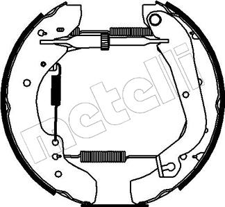 Metelli 51-0138 - Kit freno, freni a tamburo www.autoricambit.com