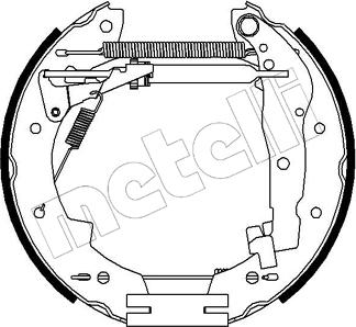 Metelli 51-0132 - Kit freno, freni a tamburo www.autoricambit.com