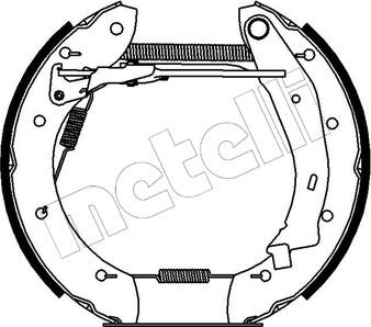 Metelli 51-0137 - Kit freno, freni a tamburo www.autoricambit.com