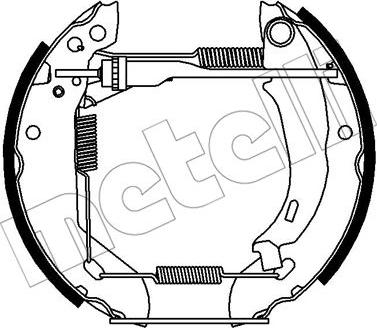 Metelli 51-0392 - Kit freno, freni a tamburo www.autoricambit.com