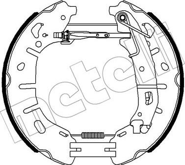 Metelli 51-0354 - Kit freno, freni a tamburo www.autoricambit.com