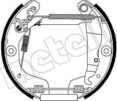 Metelli 51-0364 - Kit freno, freni a tamburo www.autoricambit.com