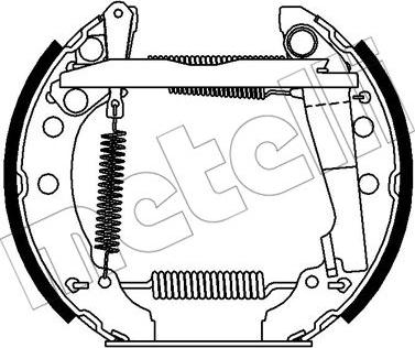 Metelli 51-0365 - Kit freno, freni a tamburo www.autoricambit.com